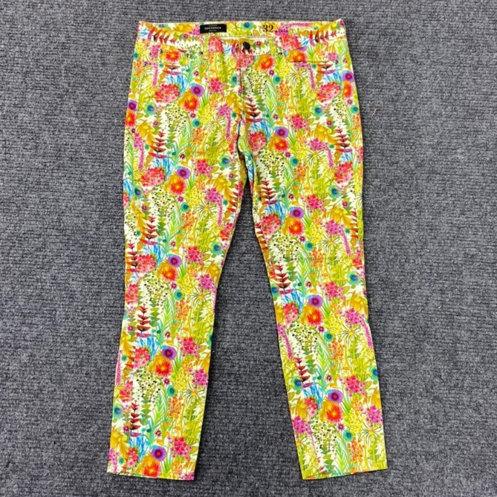 J CREW Liberty Floral Toothpick Jean in Tresco Floral 27